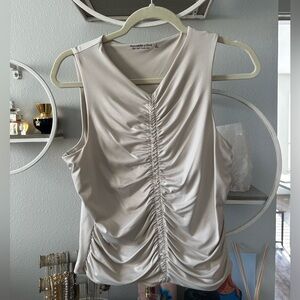 Abercrombie Champagne Tank Top
